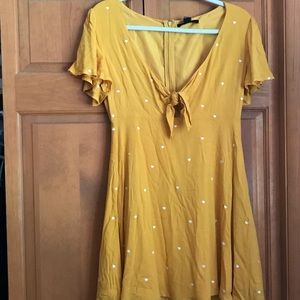 Yellow summer dress